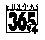 MIDDLETON'S 365 +