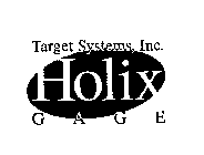 TARGET SYSTEMS, INC. HOLIX GAGE