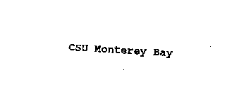 CSU MONTEREY BAY
