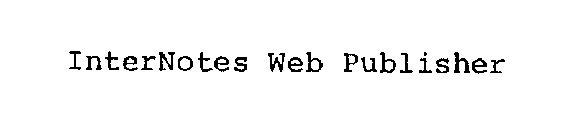 INTERNOTES WEB PUBLISHER