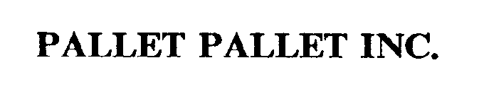 PALLET PALLET INC.
