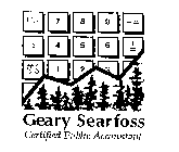 GEARY SEARFOSS CERTIFIED PUBLIC ACCOUNTANT