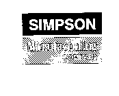 SIMPSON MANUFACTURING COMPANY