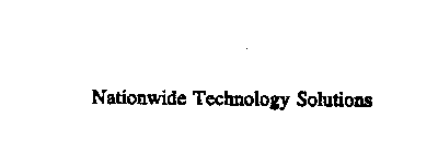 NATIONWIDE TECHNOLOGY SOLUTIONS