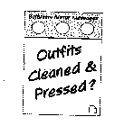 BATHROOM MIRROR MESSAGES OUTFITS CLEANED & PRESSED?