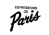 EXPRESSIONS DE PARIS