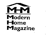 MHM MODERN HOME MAGAZINE