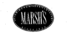 MARSH'S FINE MENS & BOYS CLOTHING SINCE1925