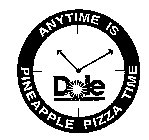 ANYTIME IS PINEAPPLE PIZZA TIME DOLE