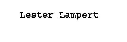 LESTER LAMPERT