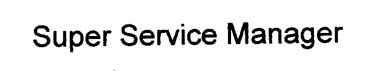 SUPER SERVICE MANAGER
