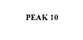 PEAK 10
