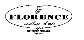 1973 F FLORENCE SCULTURE D'ARTE ORIGINAL GIUSEPPE ARMANI FIGURINES