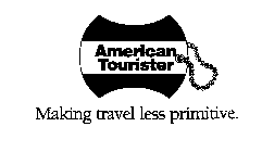 AMERICAN TOURISTER MAKING TRAVEL LESS PRIMITIVE.