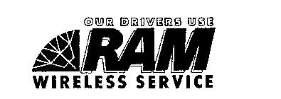 OUR DRIVERS USE RAM WIRELESS SERVICE