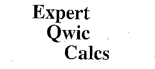 EXPERT QWIC CALCS