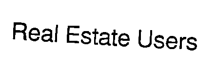 REAL ESTATE USERS