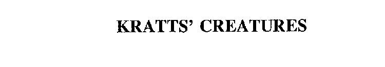 KRATTS' CREATURES