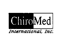 CHIROMED INTERNATIONAL, INC.