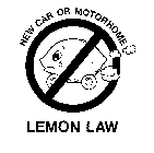 NEW CAR OR MOTORHOME LEMON LAW