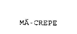 MA-CREPE