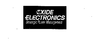 EXIDE ELECTRONICS STRATEGIC POWER MANAGEMENT