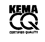 KEMA CERTIFIED QUALITY