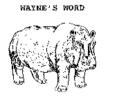 WAYNE'S WORD