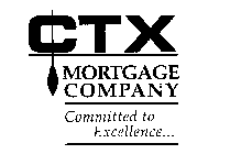 CTX MORTGAGE COMPANY COMMITTED TO EXCELLENCE