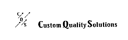 CQS CUSTOM QUALITY SOLUTIONS