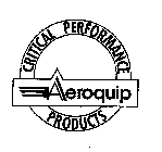 AEROQUIP CRITICAL PERFORMANCE PRODUCTS