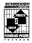 SCHNEIDER NATIONAL PROFITS $ COSTS PURCHASE POWER PROGRAM