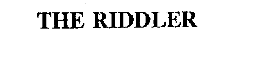 THE RIDDLER