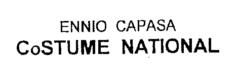 ENNIO CAPASA COSTUME NATIONAL