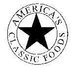 AMERICA'S CLASSIC FOODS