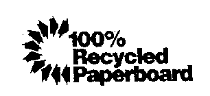100% RECYCLED PAPERBOARD