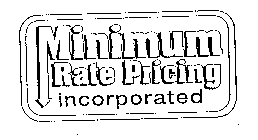 MINIMUM RATE PRICING INCORPORATED