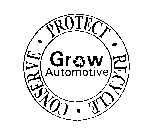 GROW AUTOMOTIVE CONSERVE PROTECT RECYCLE