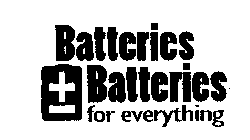 BATTERIES BATTERIES FOR EVERYTHING