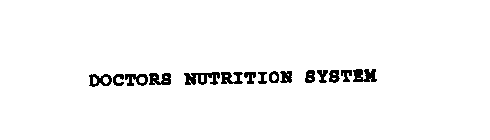 DOCTORS NUTRITION SYSTEM