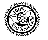 100% MAUI GROWN COFFEE