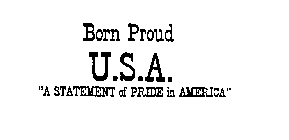 BORN PROUD U.S.A. 