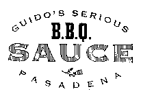 GUIDO'S SERIOUS B.B.Q. SAUCE PASADENA