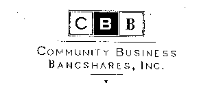 CBB COMMUNITY BUSINESS BANCSHARES, INC.