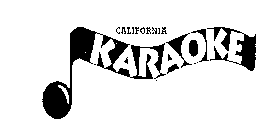 CALIFORNIA KARAOKE