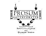 PROSUM INCORPORATED RESOURCE DEVELOPMENT AND EDUCATIONAL SERVICES