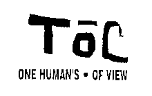 TOC ONE HUMAN'S OF VIEW