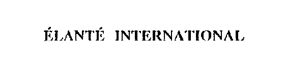 ELANTE INTERNATIONAL