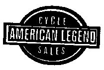 AMERICAN LEGEND CYCLE SALES