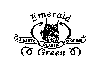 EMERALD GREEN AUTHENTIC CLASSIC CLOTHING